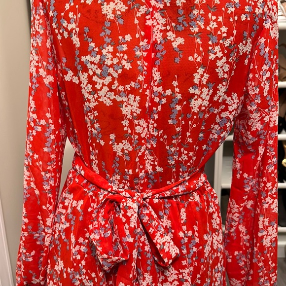 Red gorgeous summer dress - Picture 4 of 6